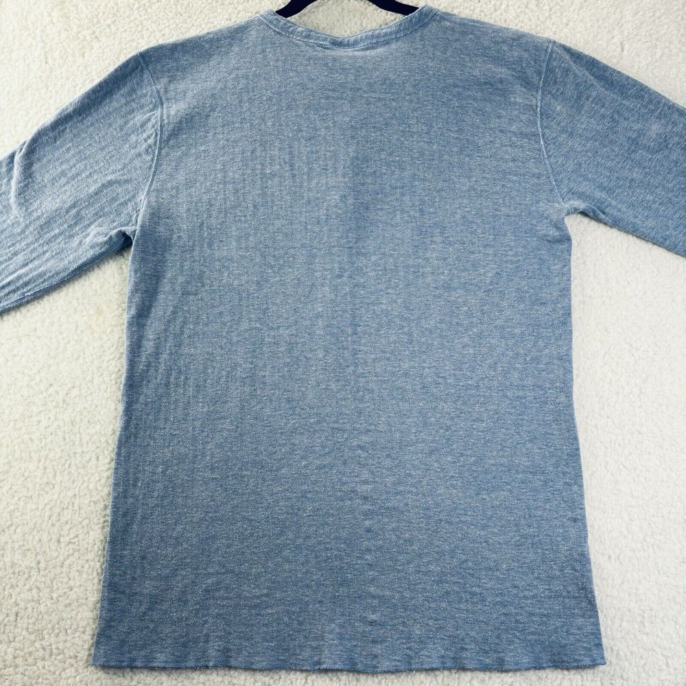 L.L. Bean (River Driver's Shirt) Henley Blade Collar Blue Size XXL Tall 2 Layer - Picture 6 of 6